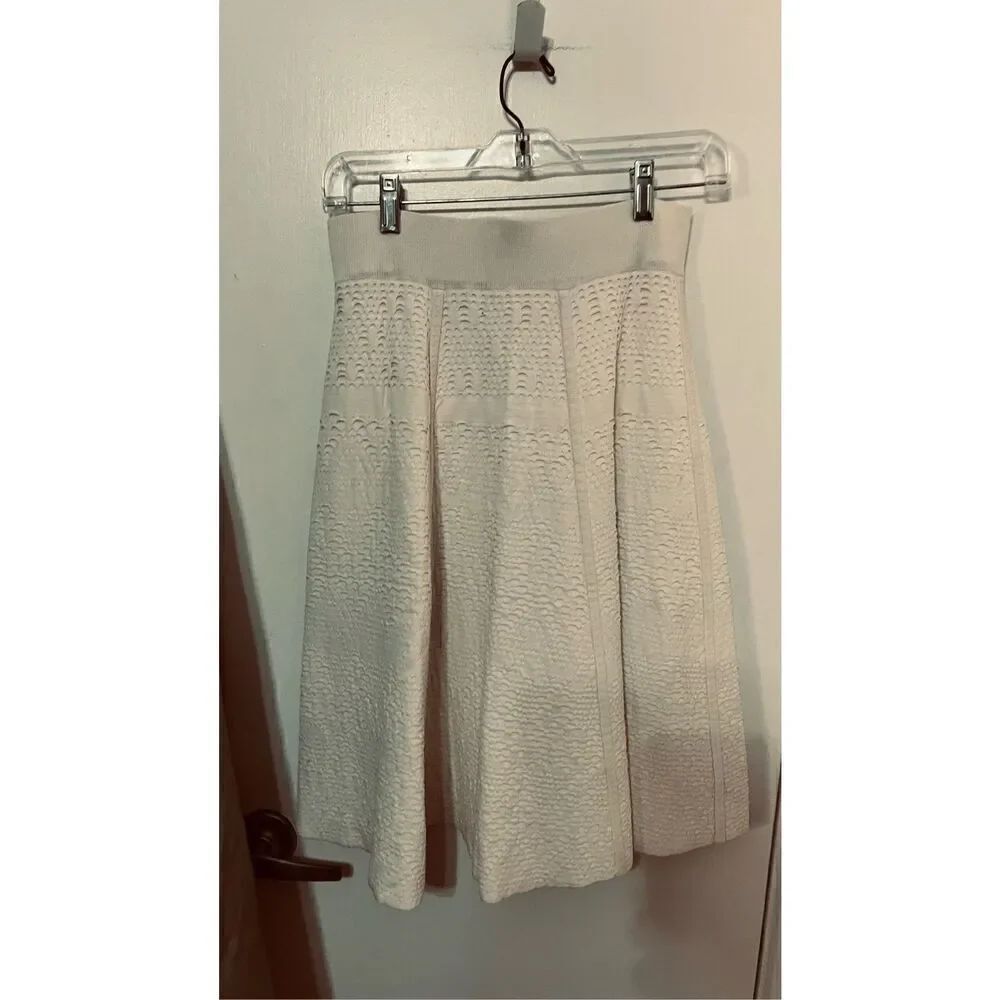 A.L.C. White Skirt White Eyelet Elastic waist Size 2